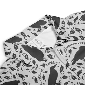 Nevermore The Raven Edgar Allan Poe Pattern AOP Men/Women Polo Shirt