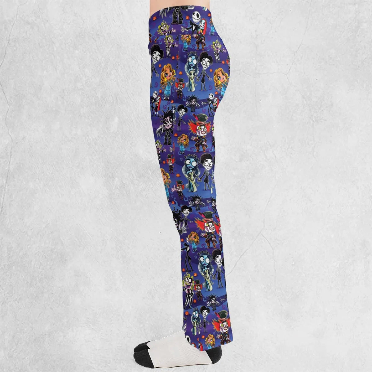 Tim Burton Movies Flare Leggings