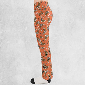 Gremlins Gizmo Head Toss Flare Leggings