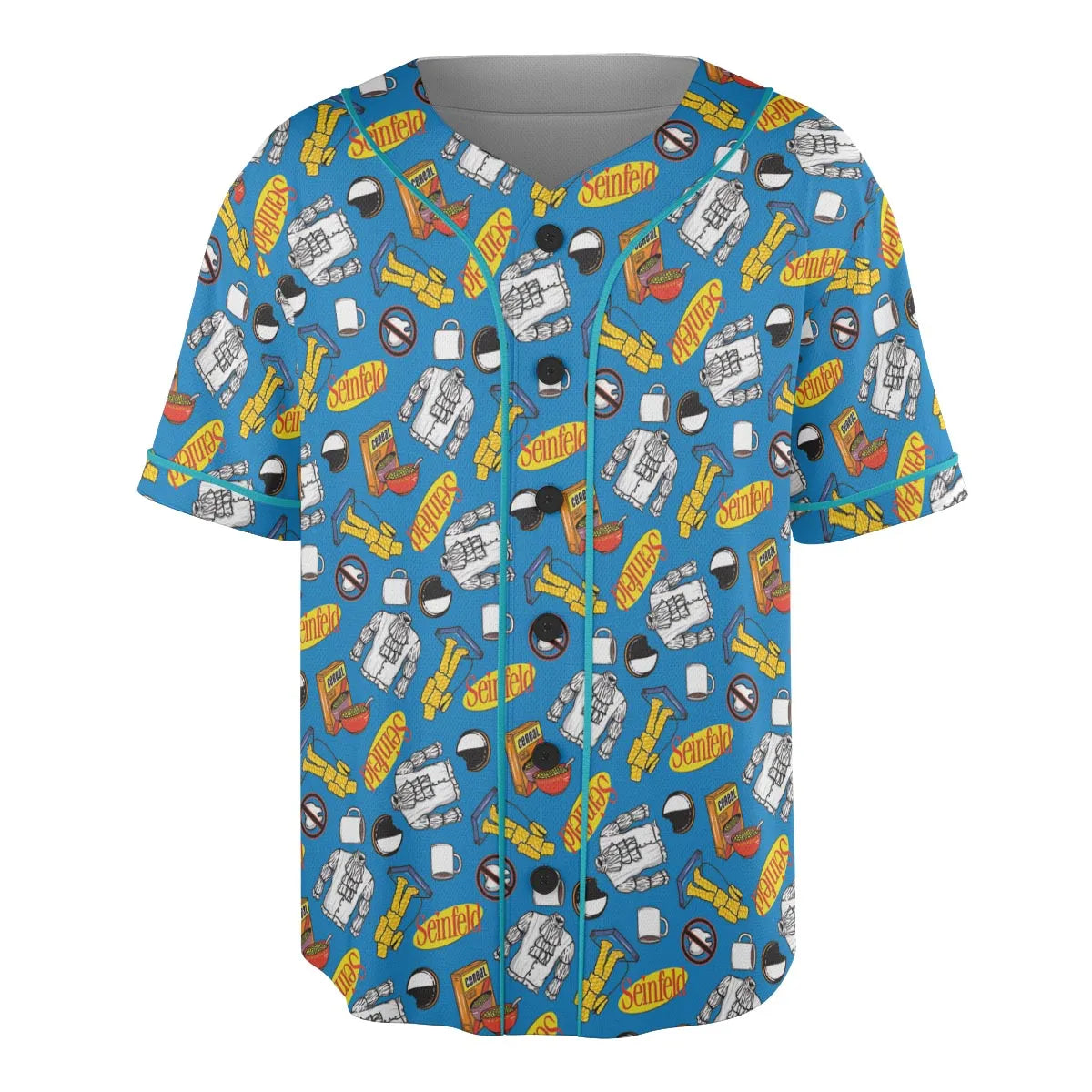 Jerry Seinfeld Comedian Pattern Unisex Baseball Jersey