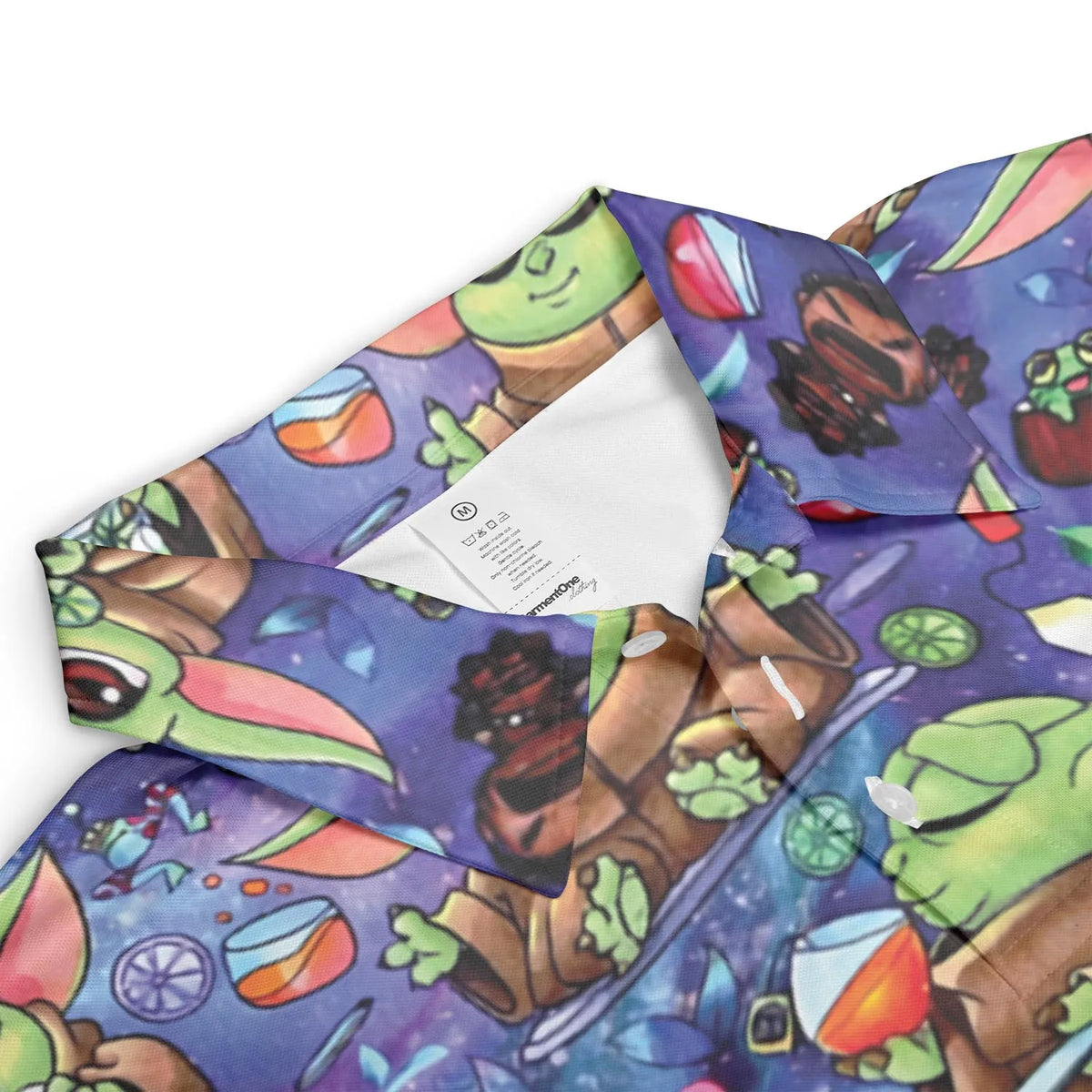 Baby Yoda In the Galaxy AOP Men/Women Polo Shirt