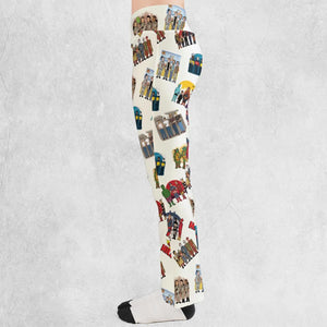 Hank's Friends King Of The Hill Parody Flare Leggings
