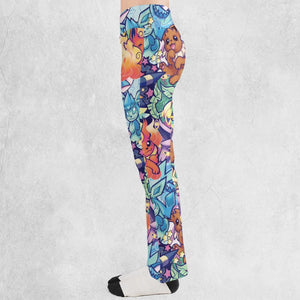 Evolutionary line of Eevee Pokemon Flare Leggings