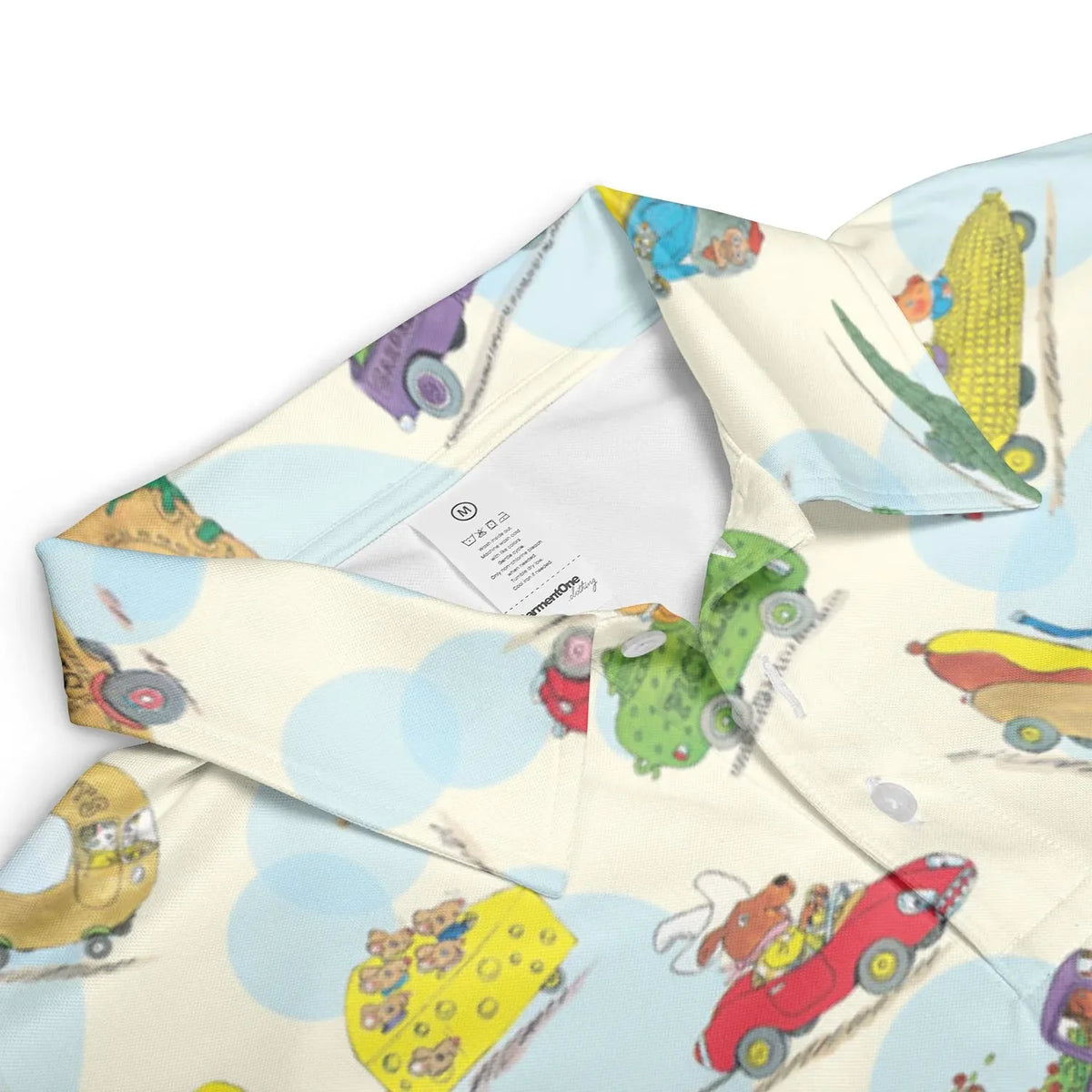 The Busy World of Richard Scarry AOP Men/Women Polo Shirt