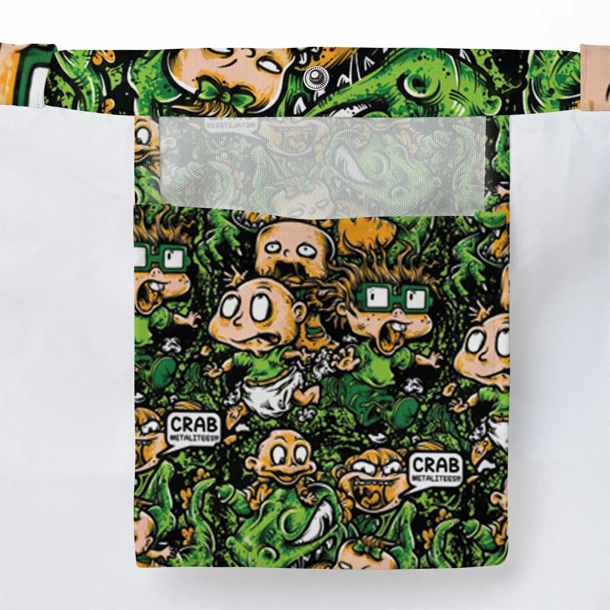 Old Skool Saturday Morning Rugrats Large Tote Bag