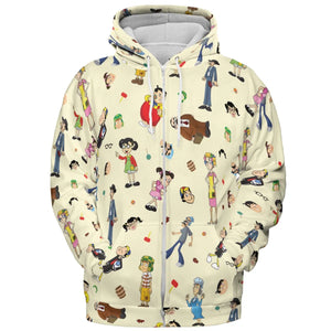 El Chavo Cartoon Characters All-over Print Hoodie