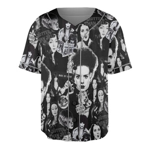 Horror Ladies Slay Collage Classic Horror Movies Unisex Baseball Jersey