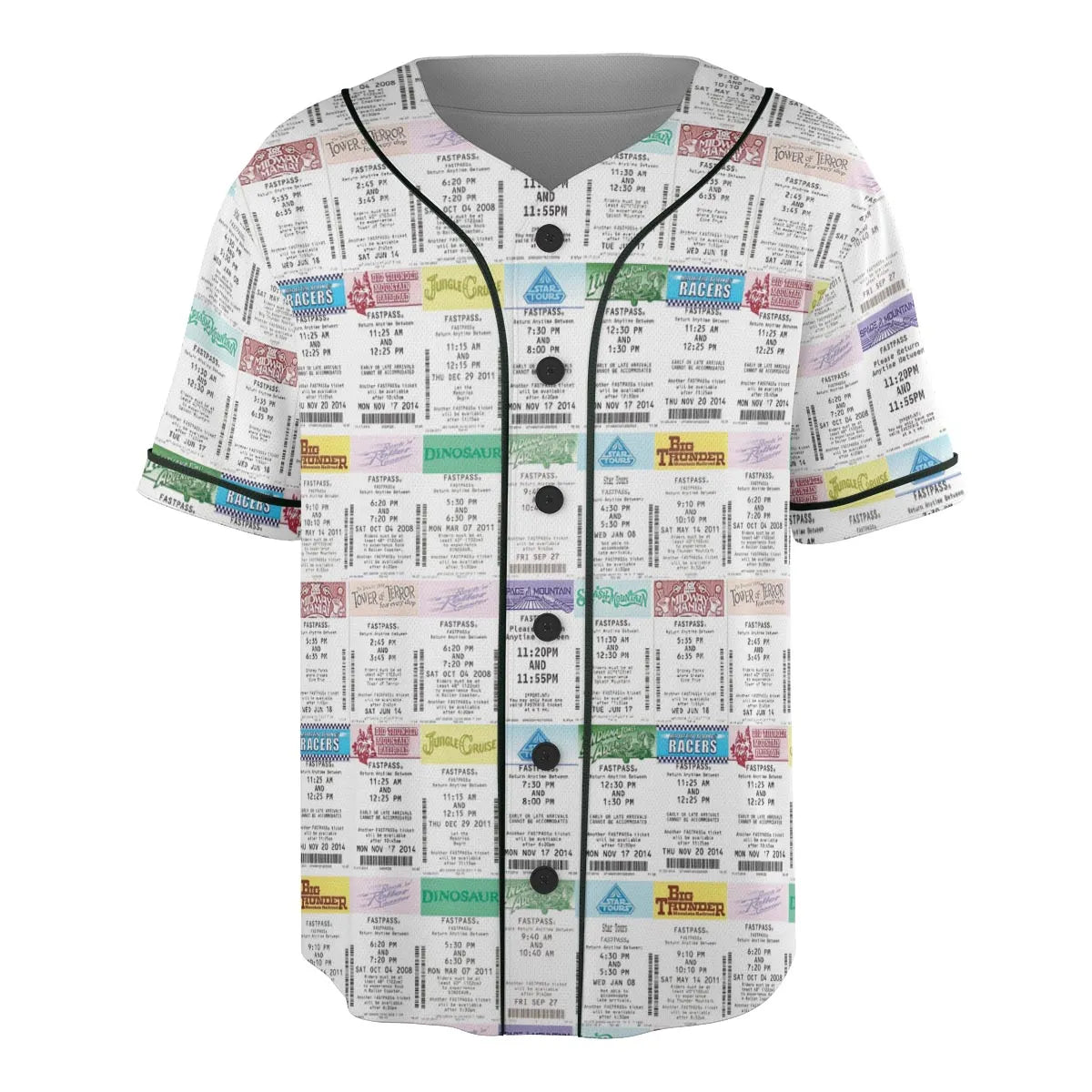 Fastpass Unisex Baseball Jersey