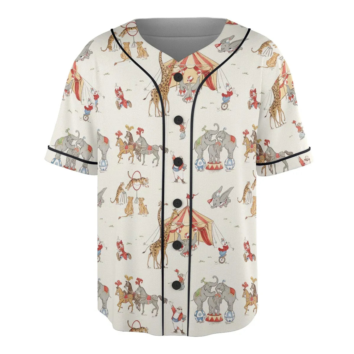 Nostalgic Circus Dumbo Unisex Baseball Jersey