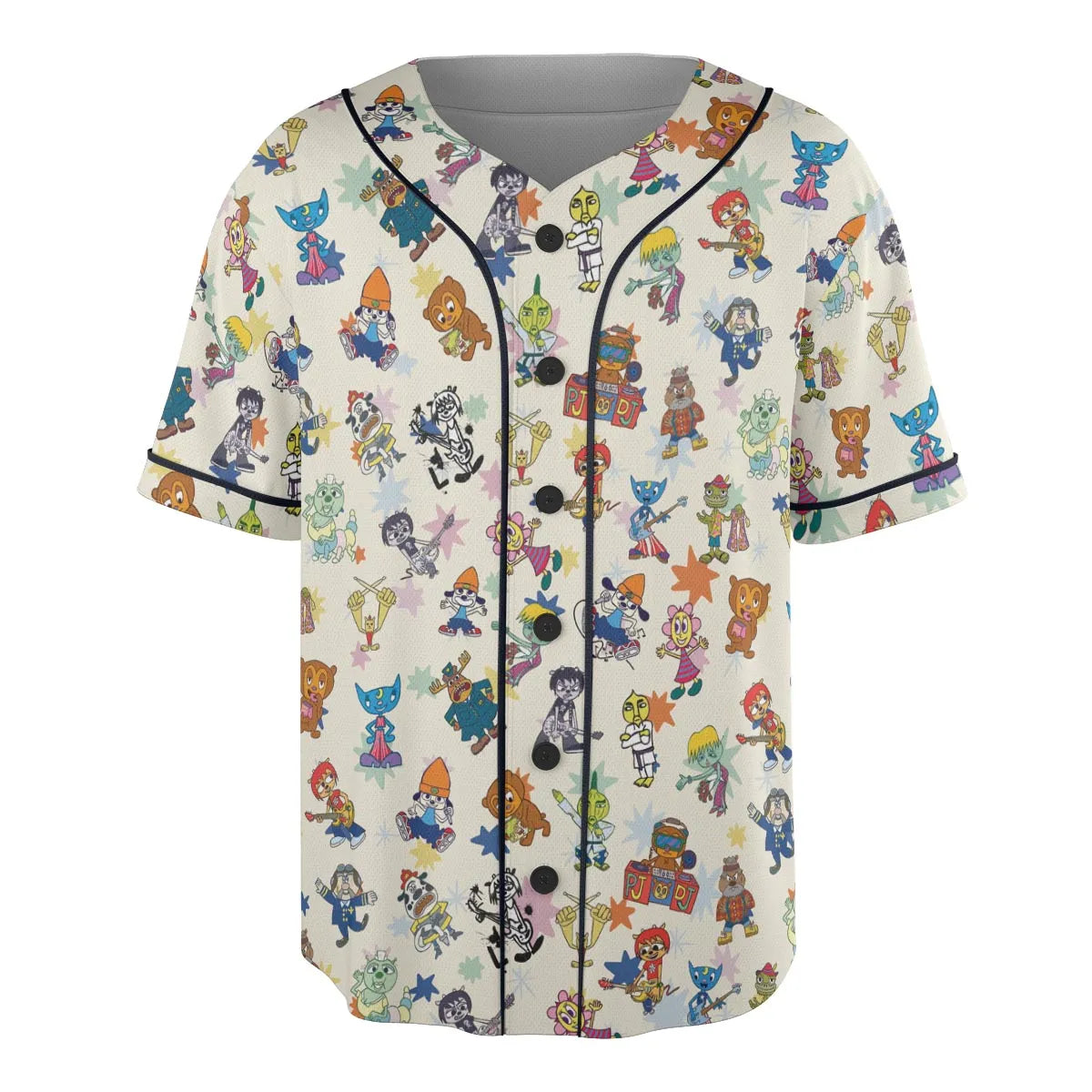 Parappa the Rapper Characters Unisex Baseball Jersey
