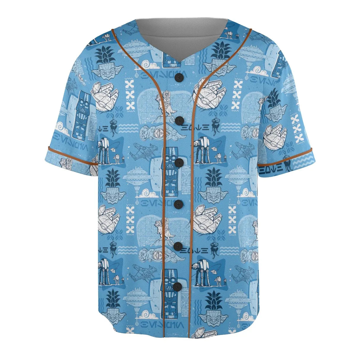 Dark Side Star Wars Tiki Shack Unisex Baseball Jersey