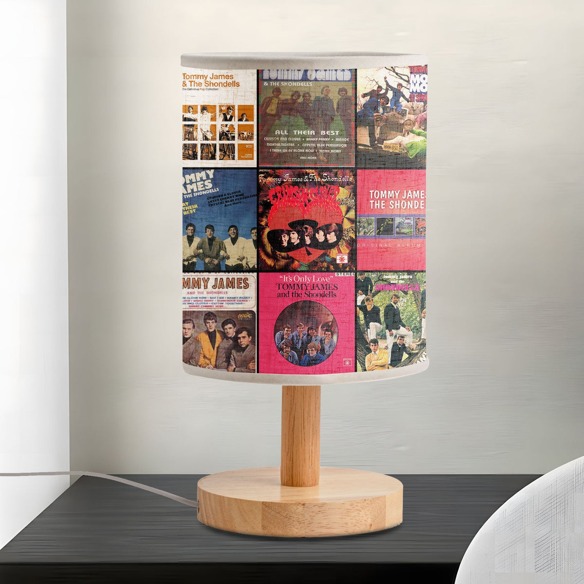 Tommy James & The Shondells Album Art Table Lamp Retro Rock Accent Light