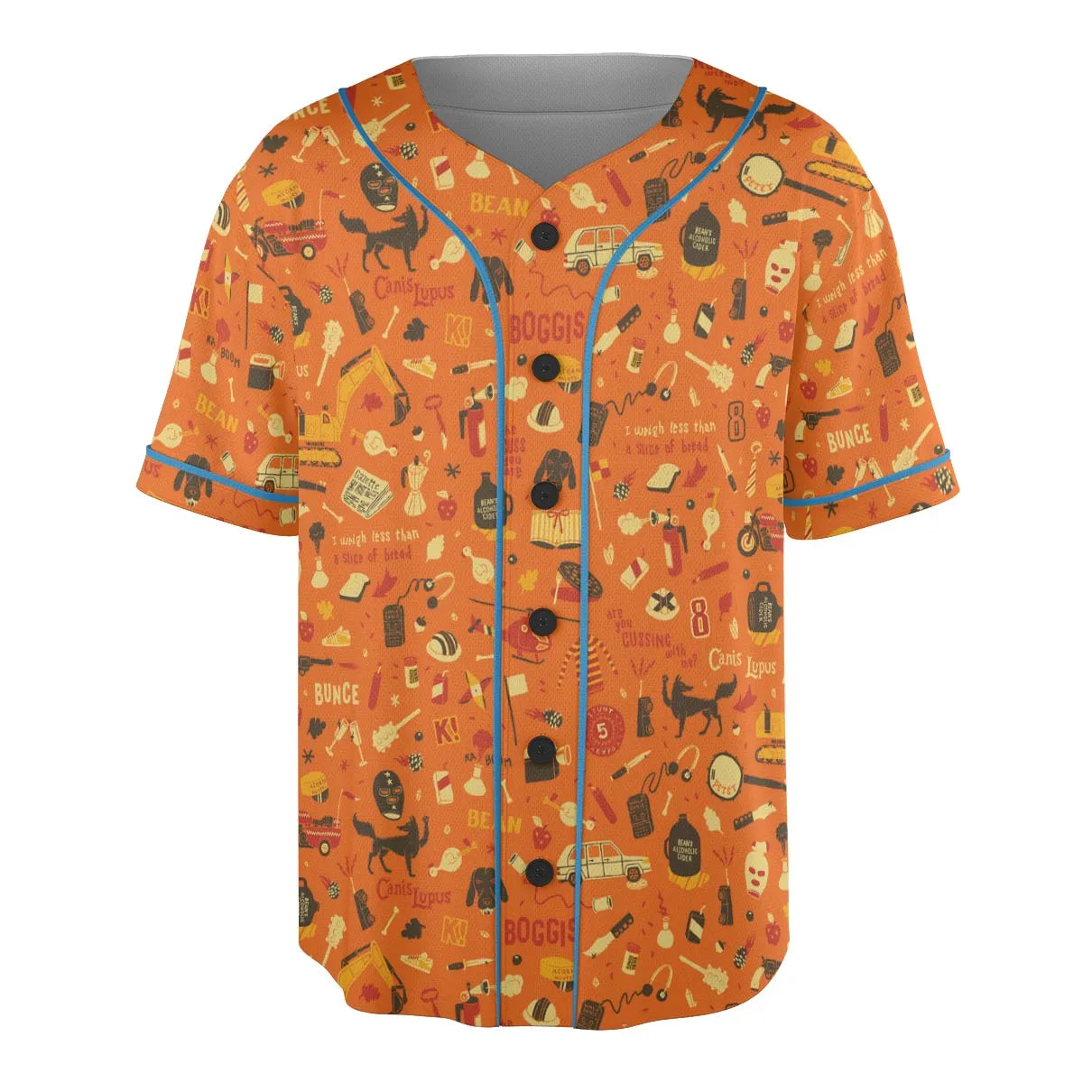 Fantastic Mr. Fox Pattern Unisex Baseball Jersey