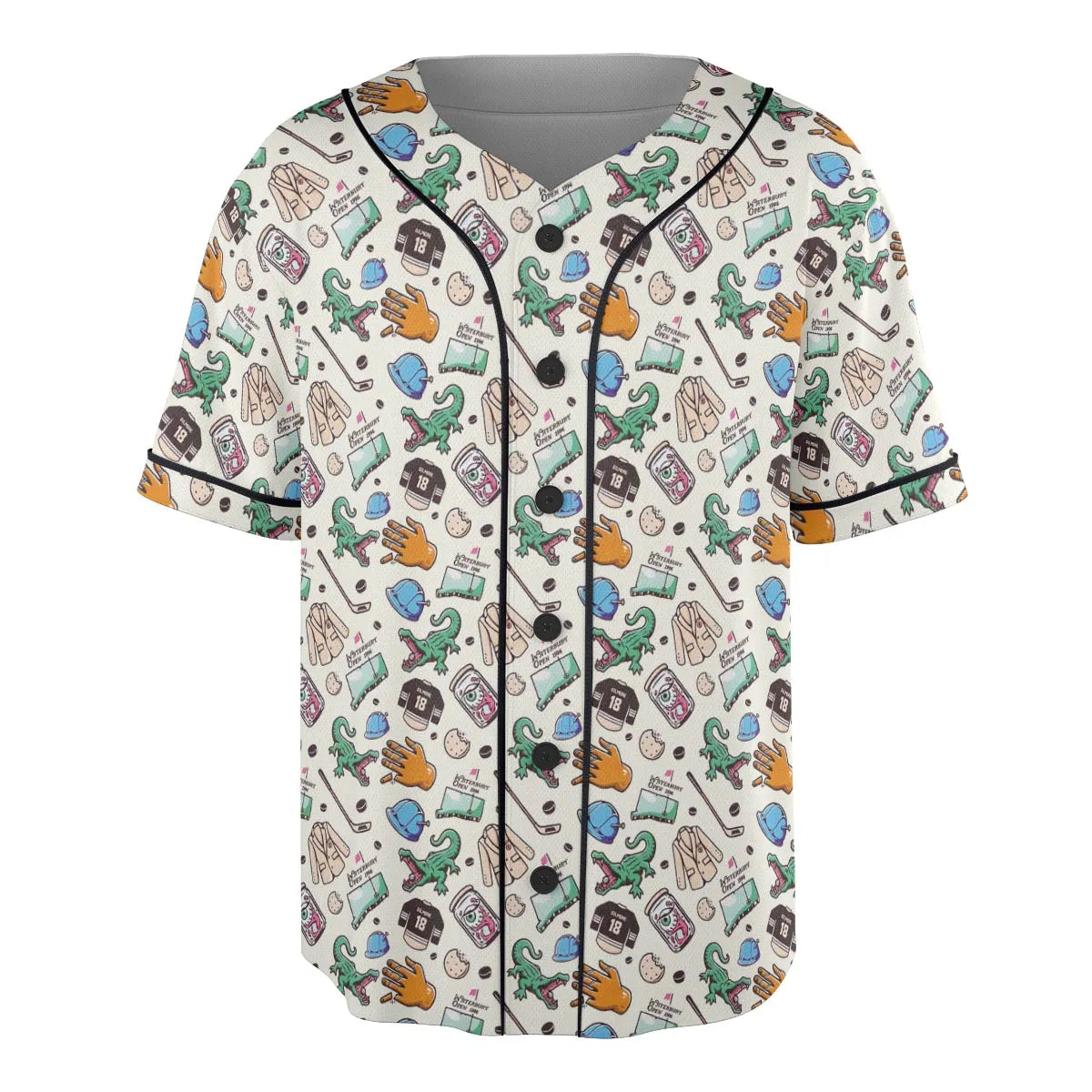 Happy Gilmore Pattern Unisex Baseball Jersey