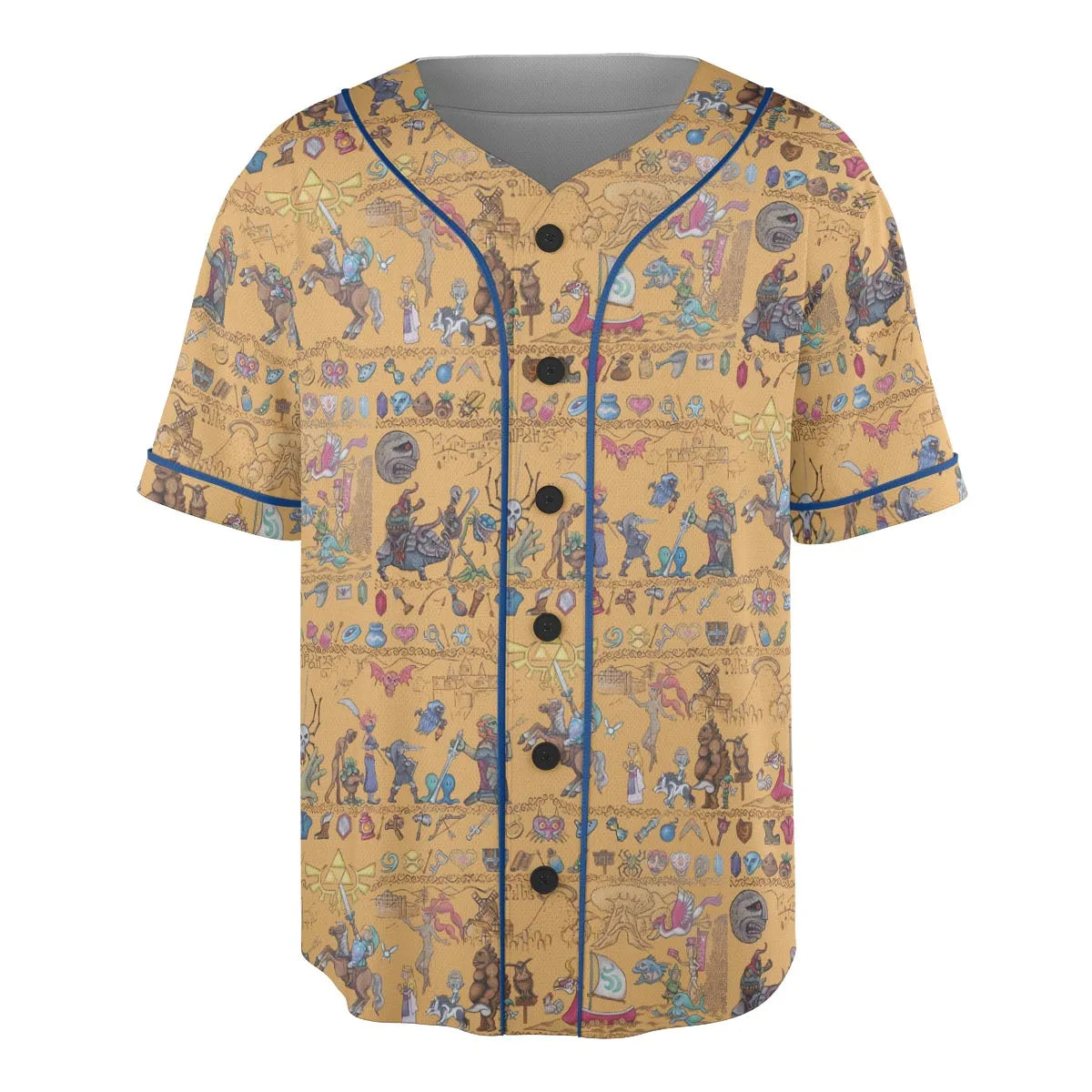 Link's Journey Tapestry The Legend Of Zelda Unisex Baseball Jersey