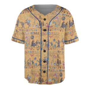Link's Journey Tapestry The Legend Of Zelda Unisex Baseball Jersey