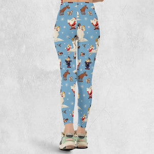 Frosty the Snowman Christmas Characters Legging