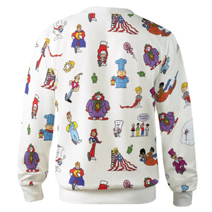 Schoolhouse Rock Characters Cardigan