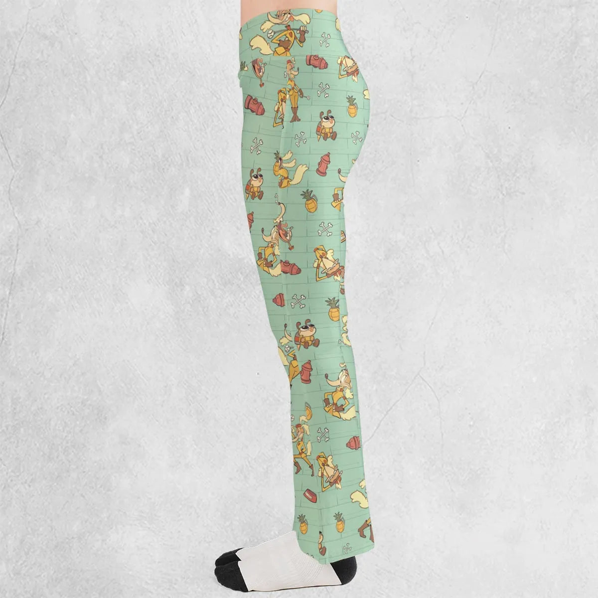 Sergeant O'Fera Cuphead Flare Leggings