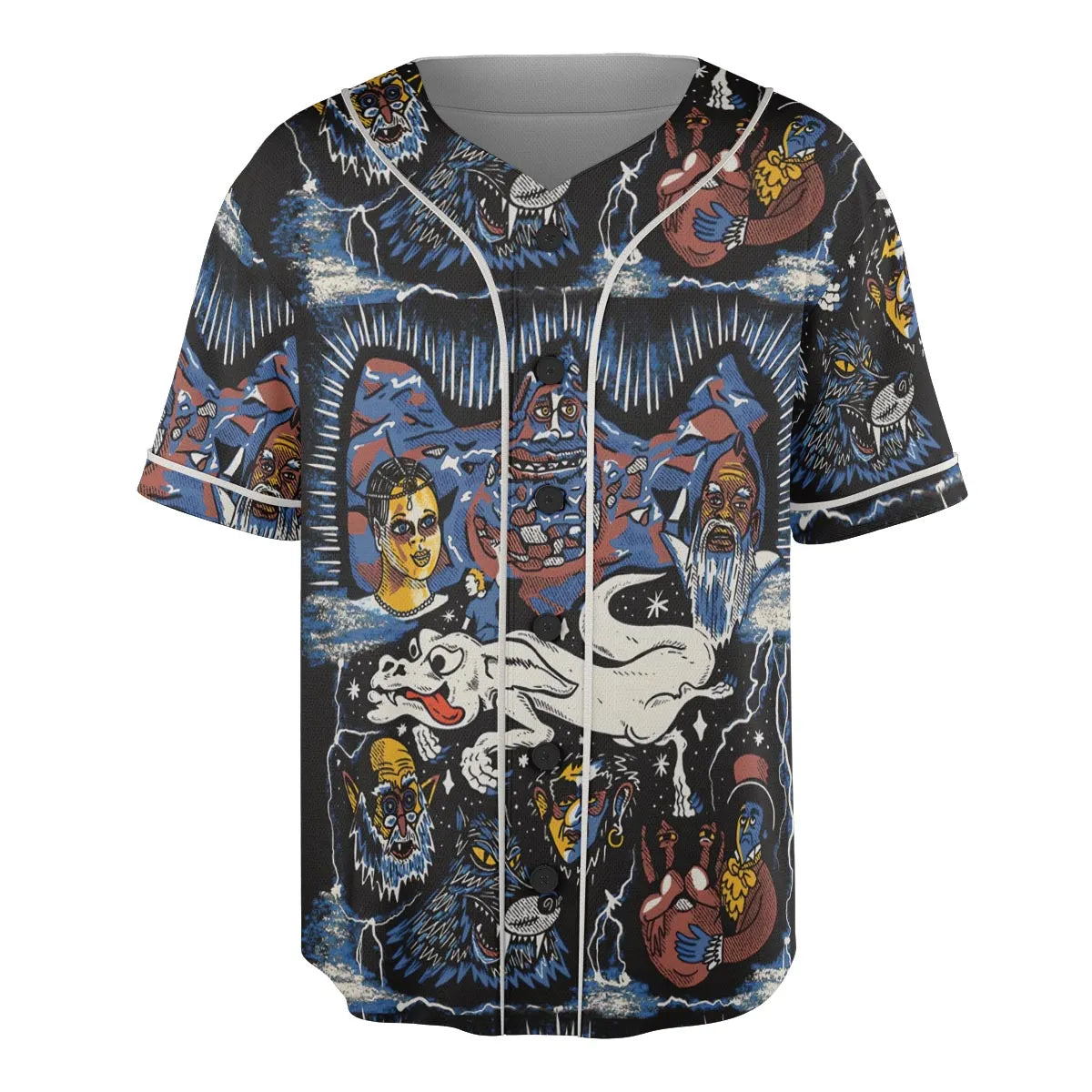 Mystery Falkor Neverending Story Unisex Baseball Jersey