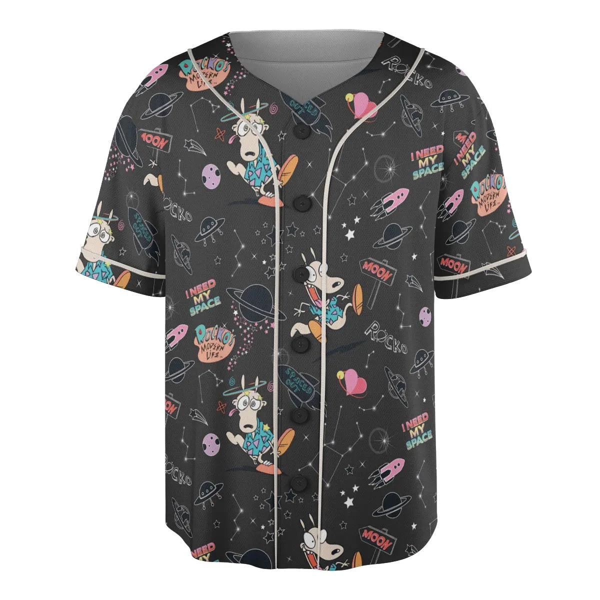 Rocko Space Out Rocko's Modern Life Unisex Baseball Jersey