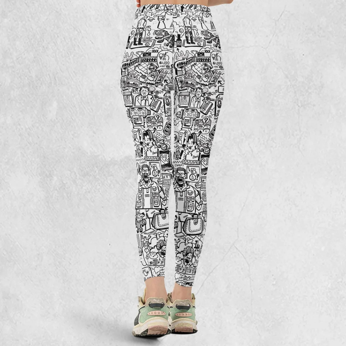 The Big Lebowski Doodles Legging