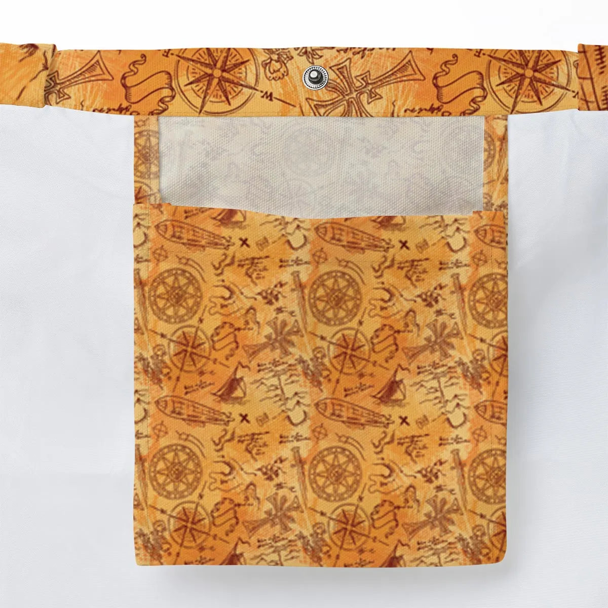 Vintage Adventure Map Indiana Jones Large Tote Bag