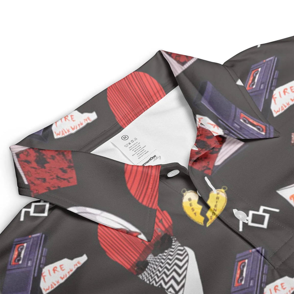 Twin Peaks Pattern AOP Men/Women Polo Shirt
