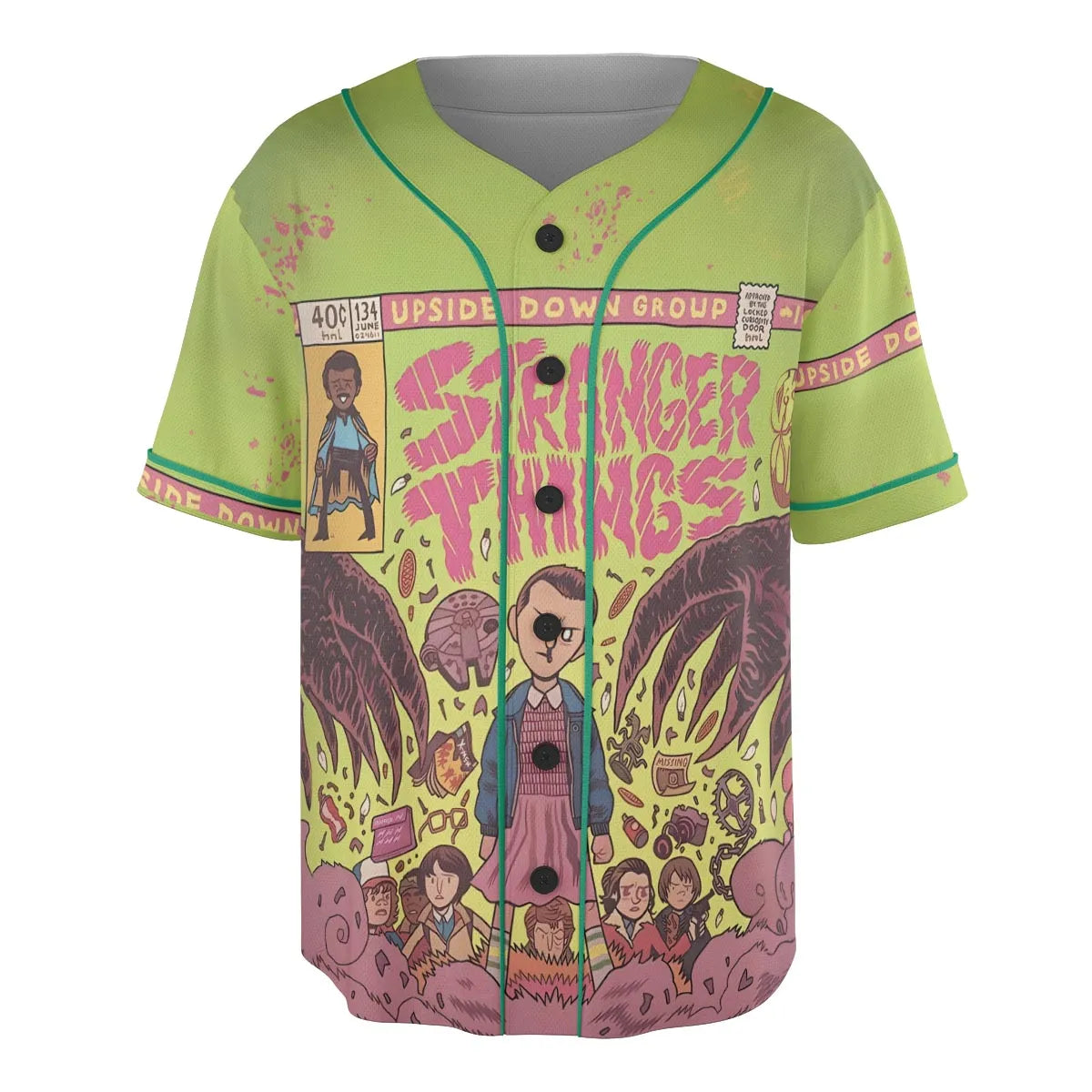 Into The Unknown Stranger Things Unisex Baseball Jersey