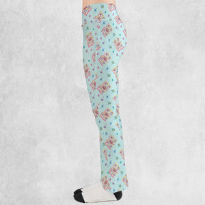 Golden Girls Patterned Flare Leggings