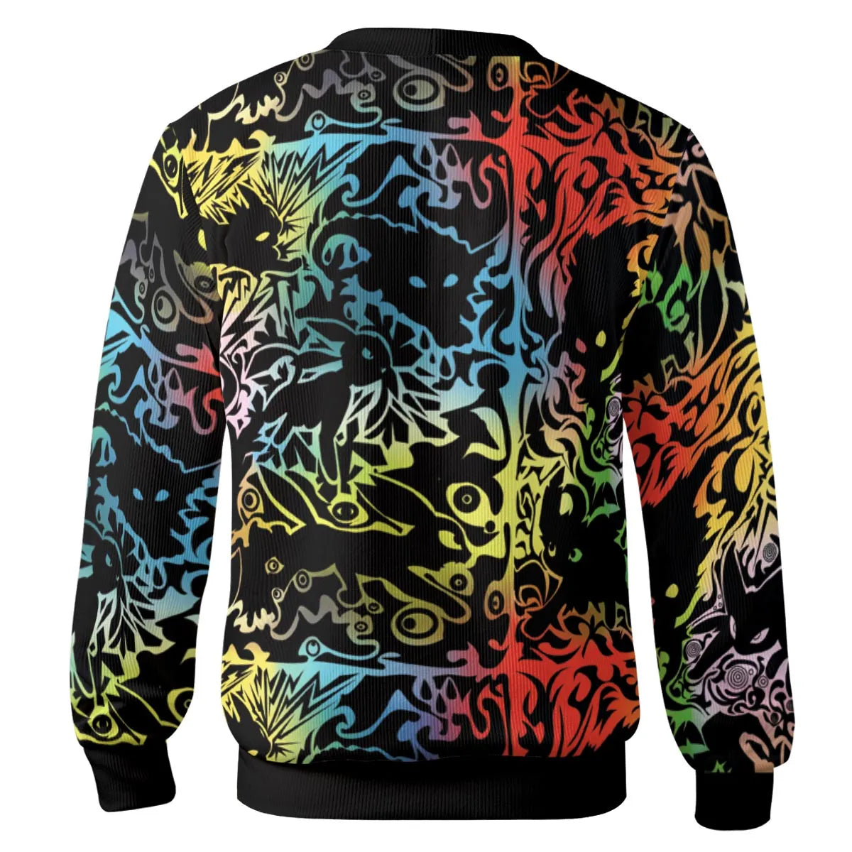 Eevee Pokemon Black Cardigan