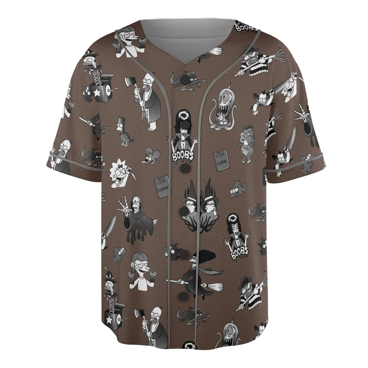 Treehouse of Horror The Simpsons Unisex Baseball Jersey