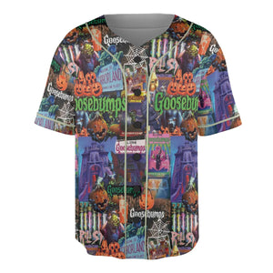 Goosebumps Pattern Unisex Baseball Jersey