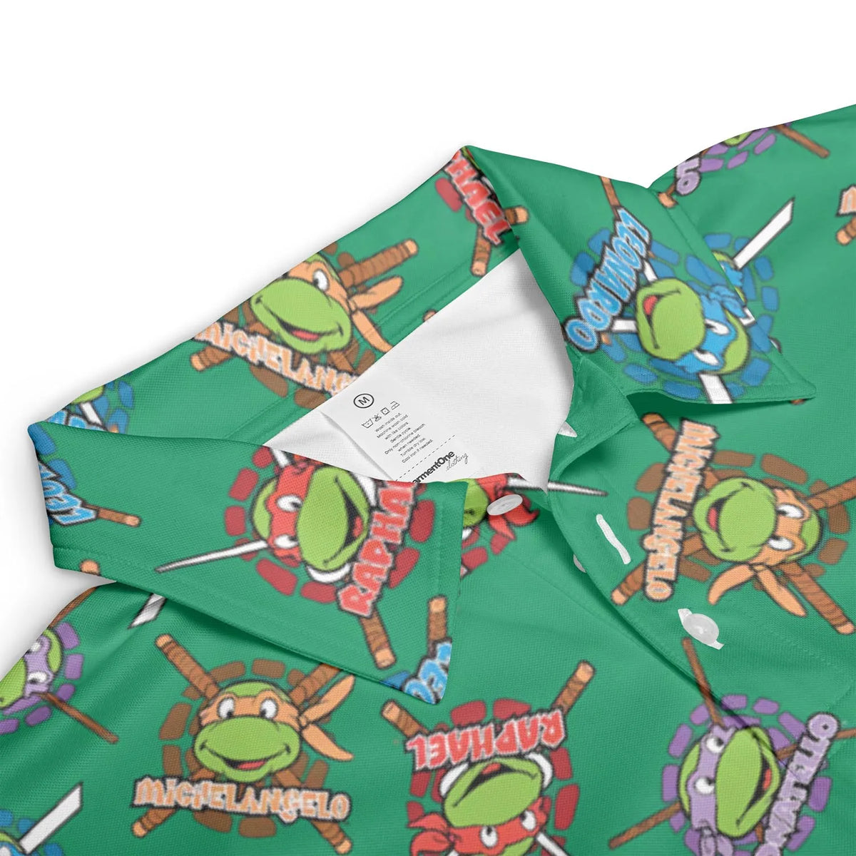 TMNT Characters Pattern AOP Men/Women Polo Shirt