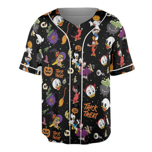 Huey, Dewey and Louie Duck Halloween Unisex Baseball Jersey