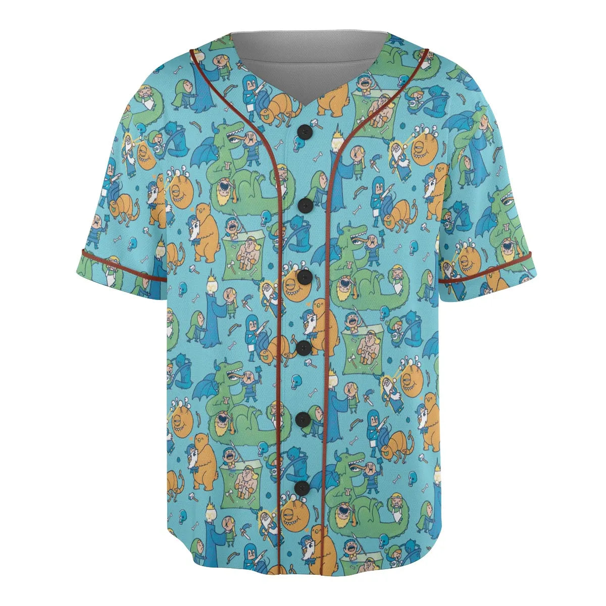 Total Party Kill DnD Unisex Baseball Jersey