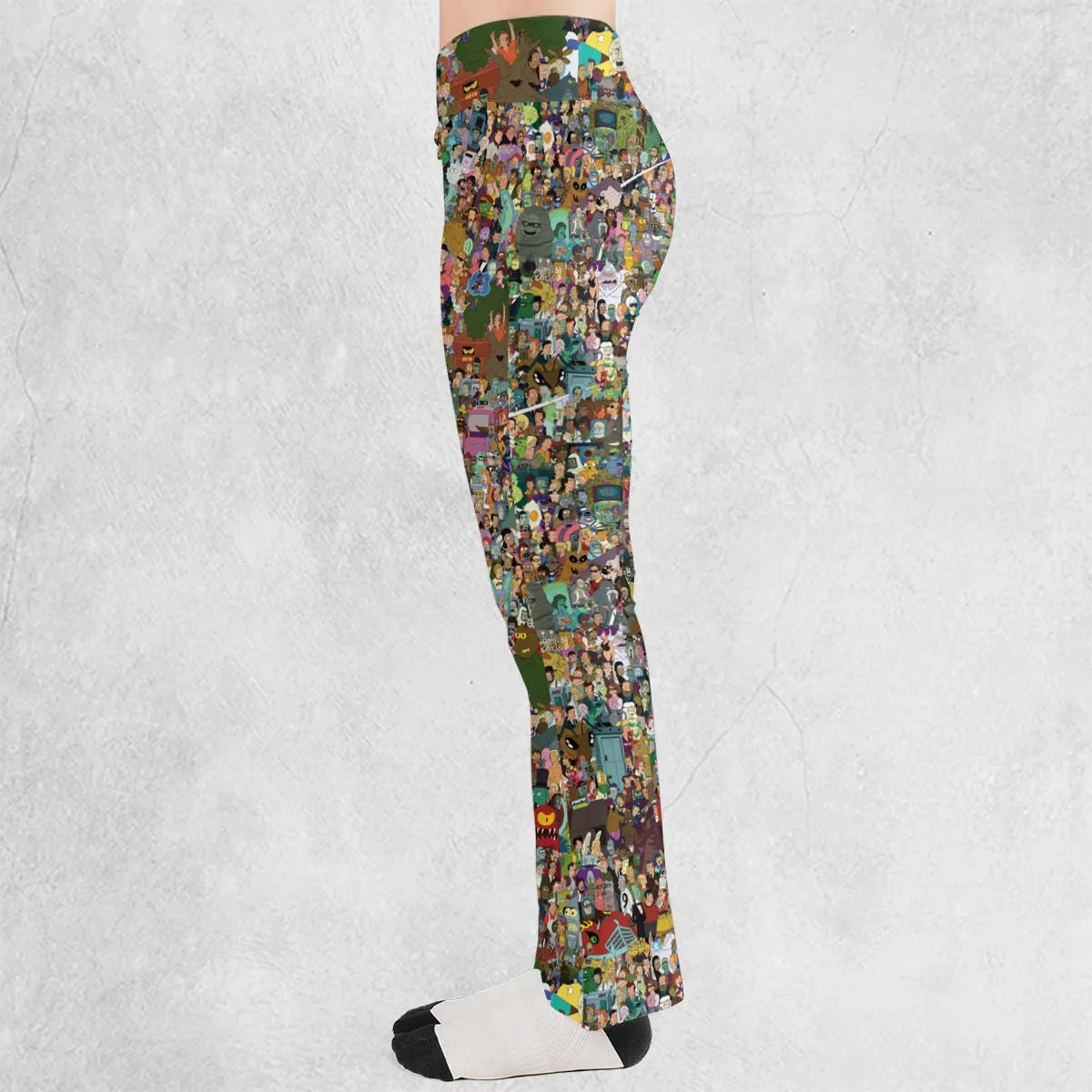 Futurama Characters Flare Leggings