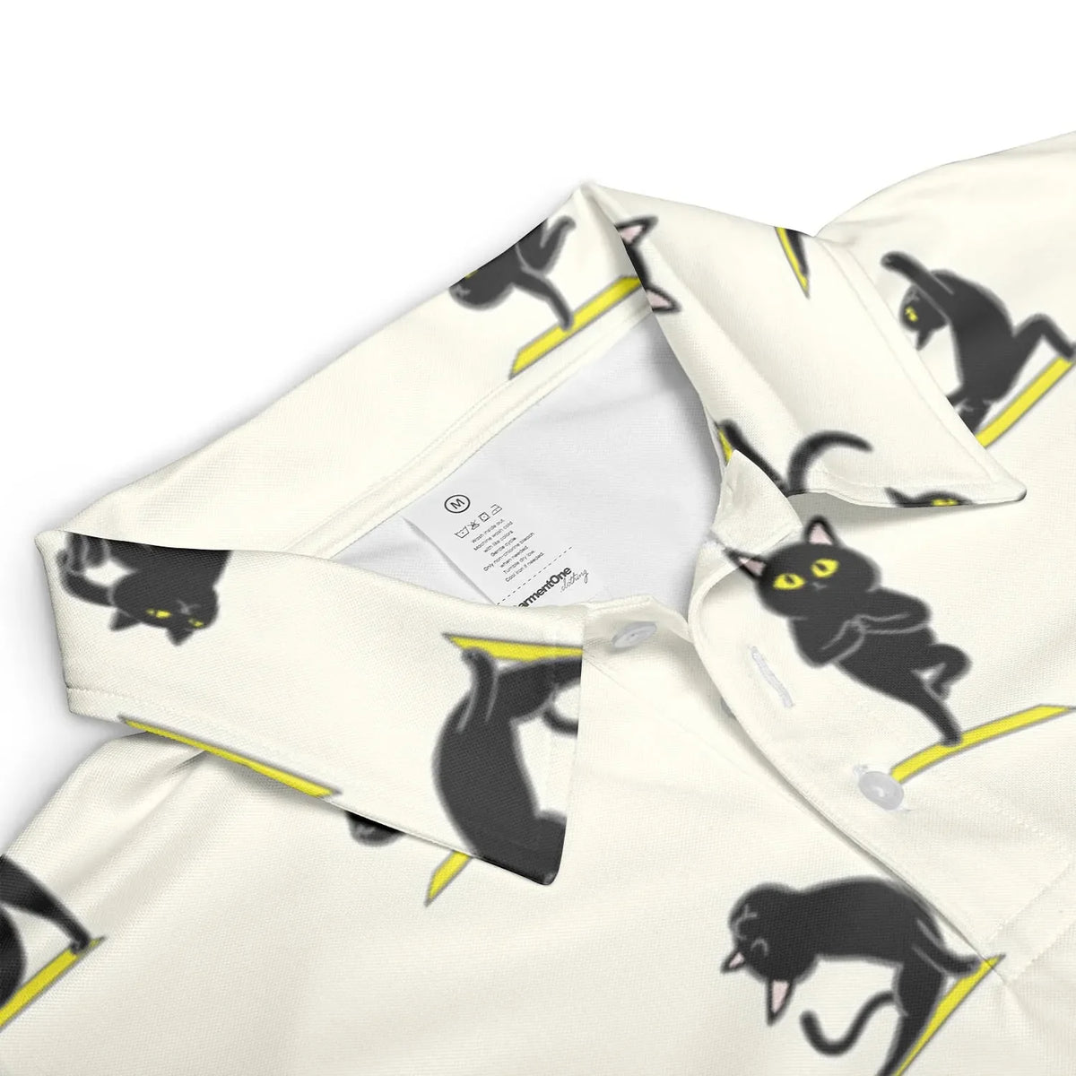Bombay Cat Yoga Pattern AOP Men/Women Polo Shirt