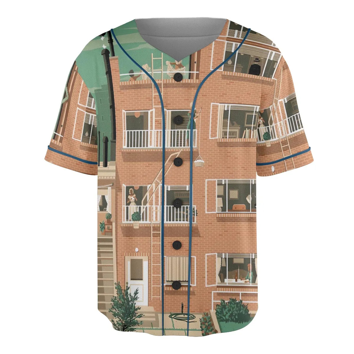 Rear Window Unisex Baseball Jersey
