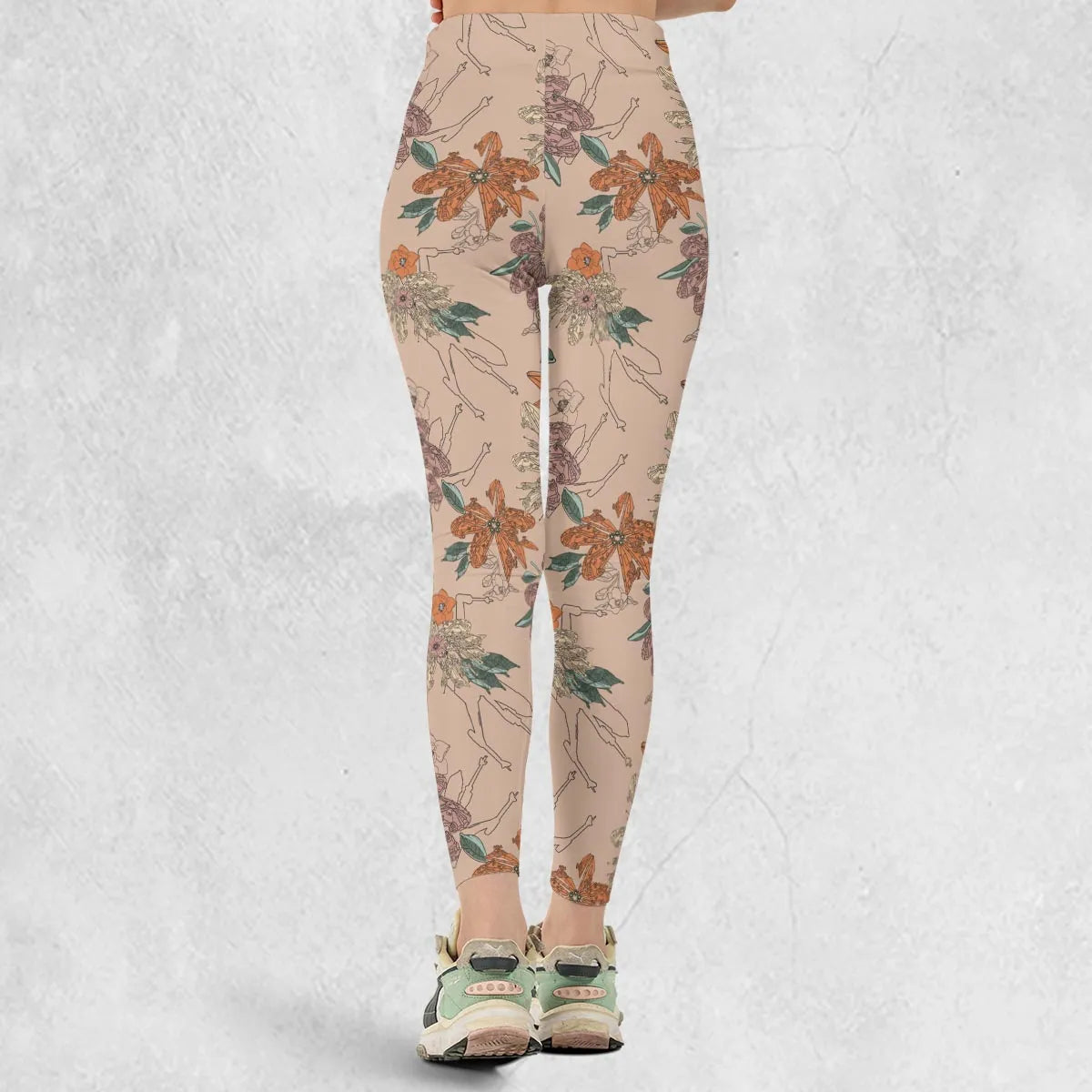 Star Wars Ships Floral Pattern Legging