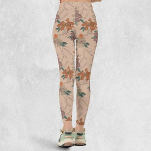 Star Wars Ships Floral Pattern Legging
