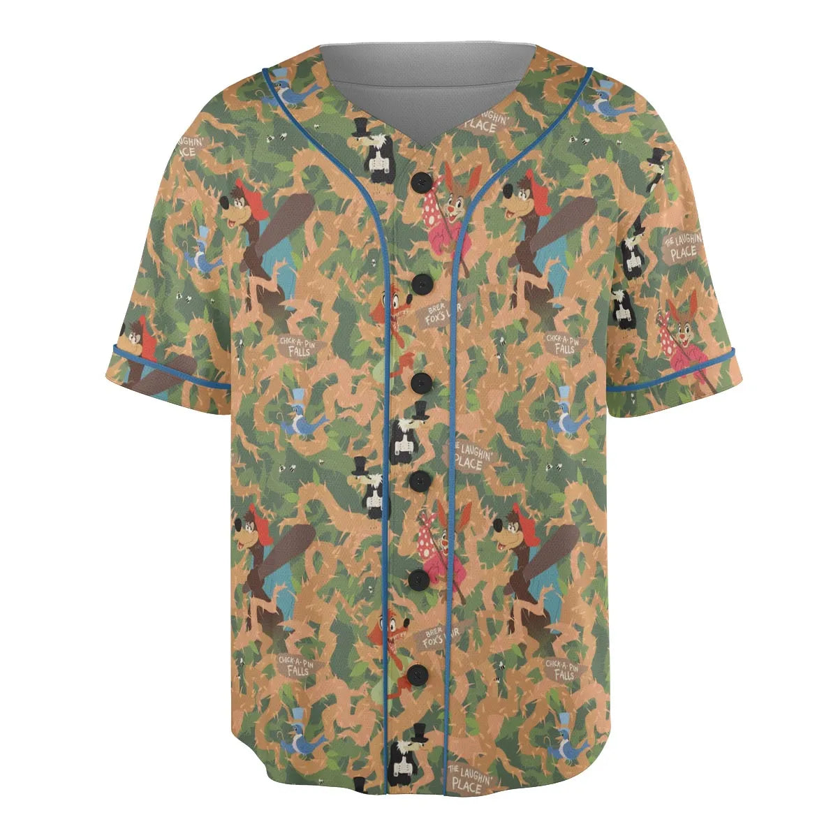 Flowing Down Splash Mountain Unisex Baseball Jersey