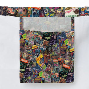 Vintage 1970s Star Trek Comic Books Collage Large Tote Bag