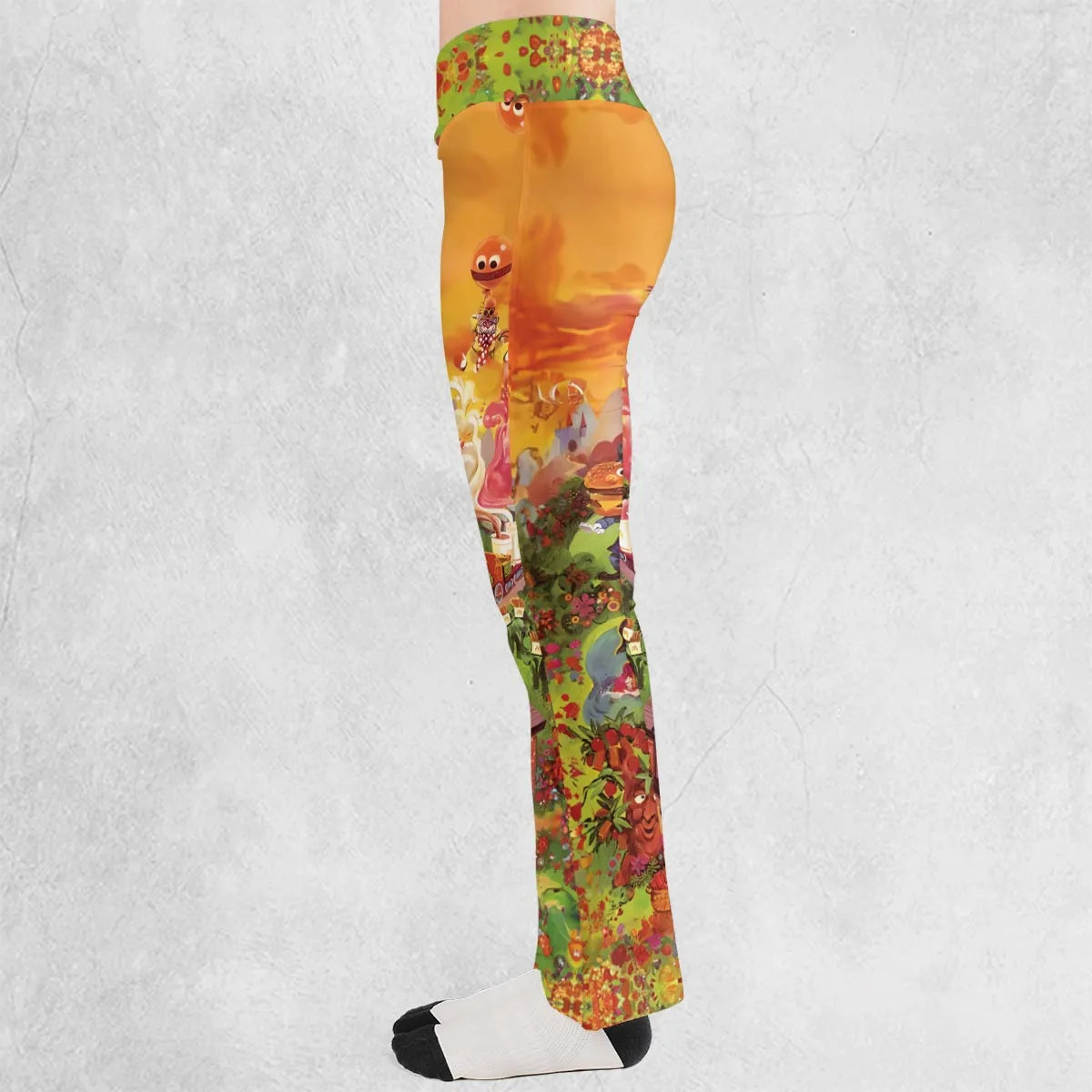 Wonder Foodland The Siege Of Mcdonaldland Flare Leggings