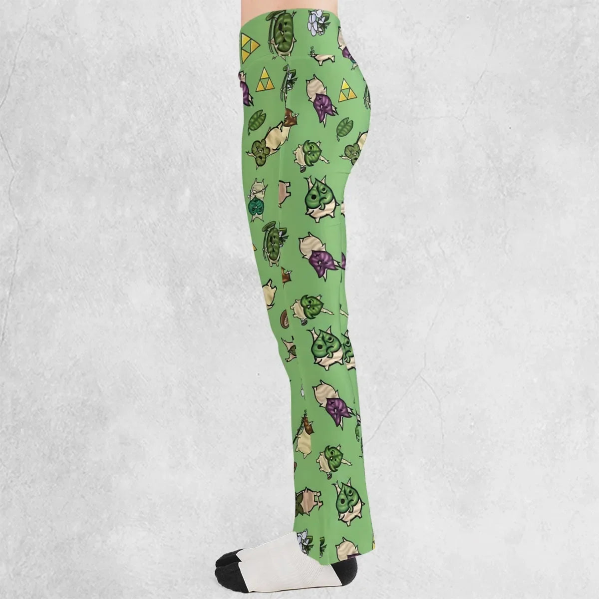 Korok Style The Legend of Zelda Flare Leggings