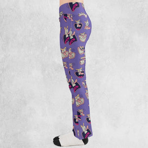 The Noise Pizza Tower Flare Leggings