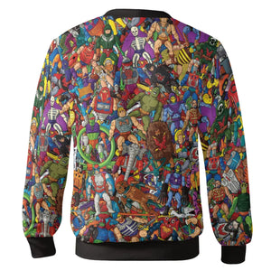 MOTU's Characters Figure Pattern He-man and The Masters of The Universe Cardigan