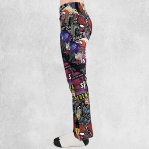 Spider-Punk Get Punked Across Spider-Verse Flare Leggings