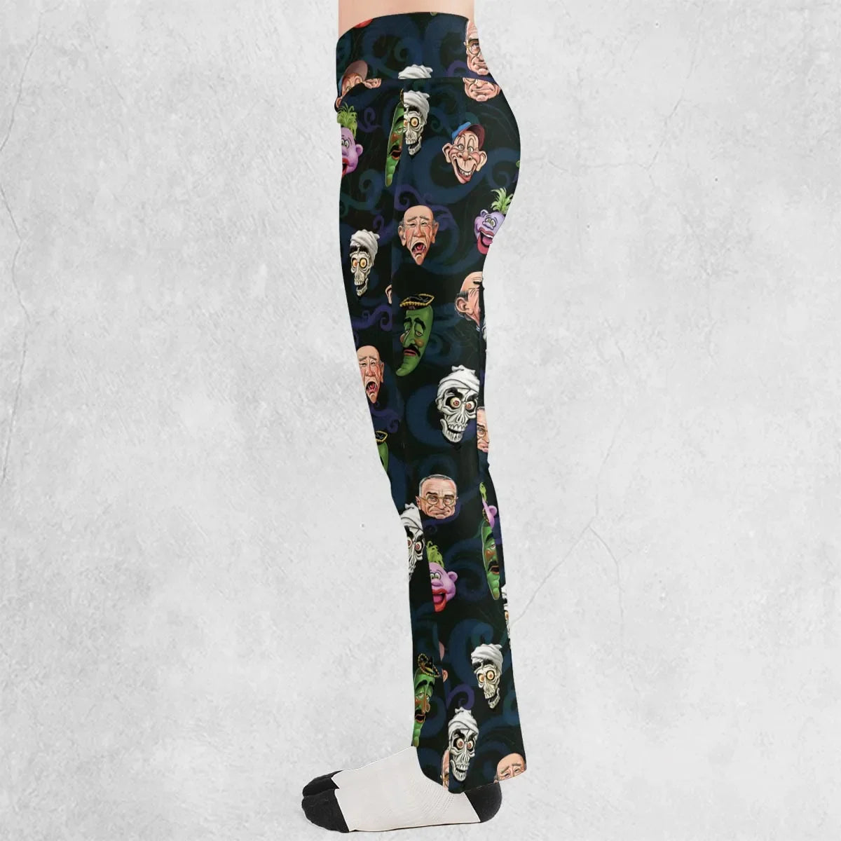 Puppet Comedy Characters Flare Leggings