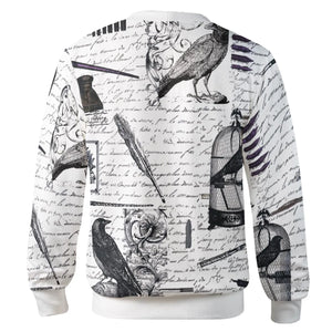 Nevermore The Raven Edgar Allan Poe Cardigan
